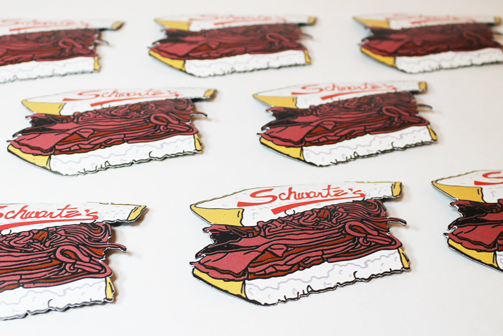 Schwartz’s Fridge Magnet – Smoked Meat Sandwich