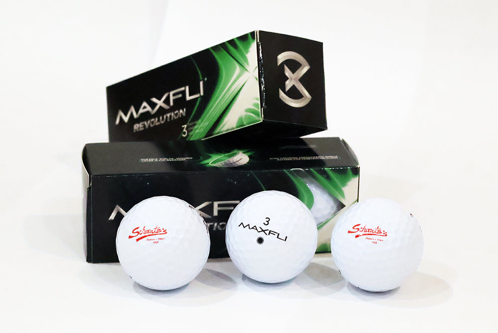 Maxfli Revolution Schwartz Golf Balls – Pack of 3